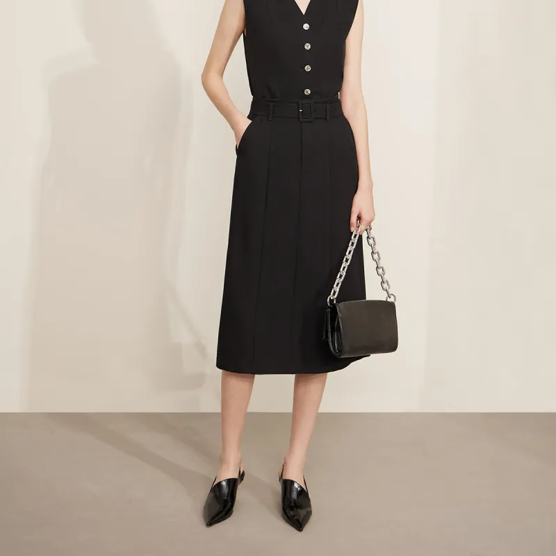 AMII Casual Long Skirts Women's-5
