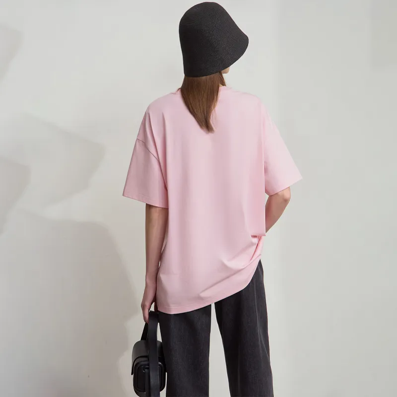 AMII Drop Shoulder Sleeve T Shirt Women's-18