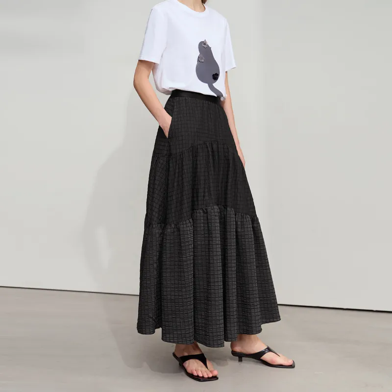 AMII Casual Long Skirts Women's-3