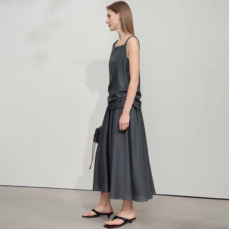 AMII Sleeveless Dresses Women's-11