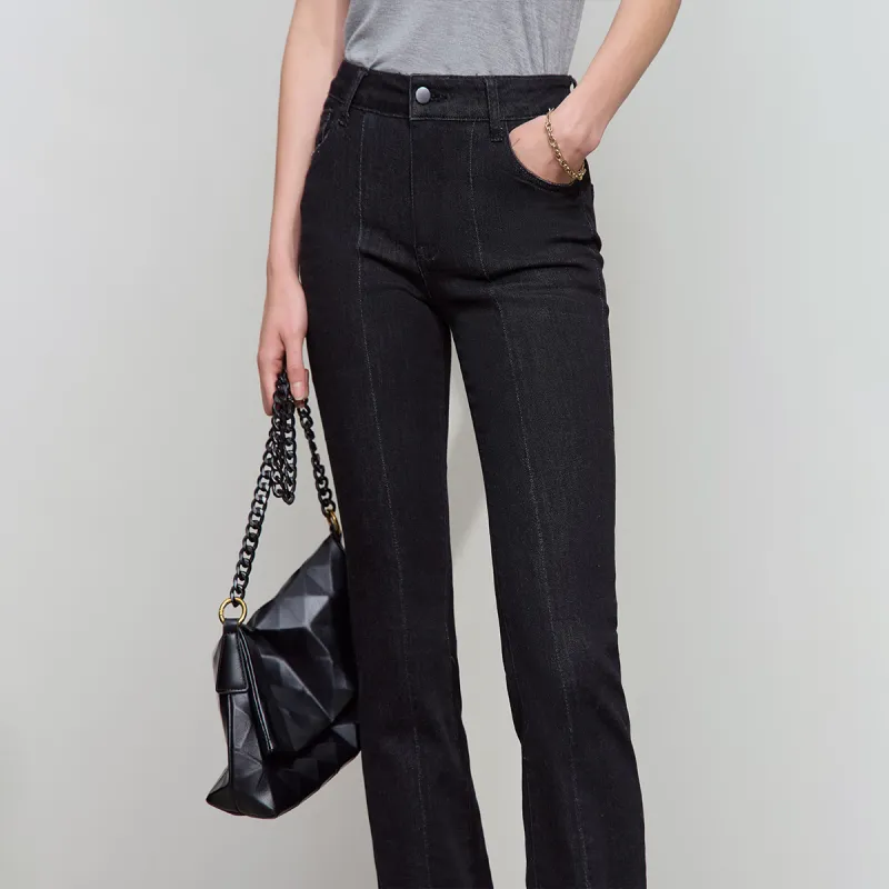 AMII Jeans Women's Denim Black-5