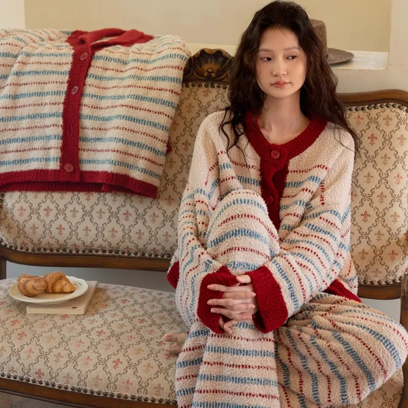 ZumashL Pajama Set Women's Cranberry Red-1