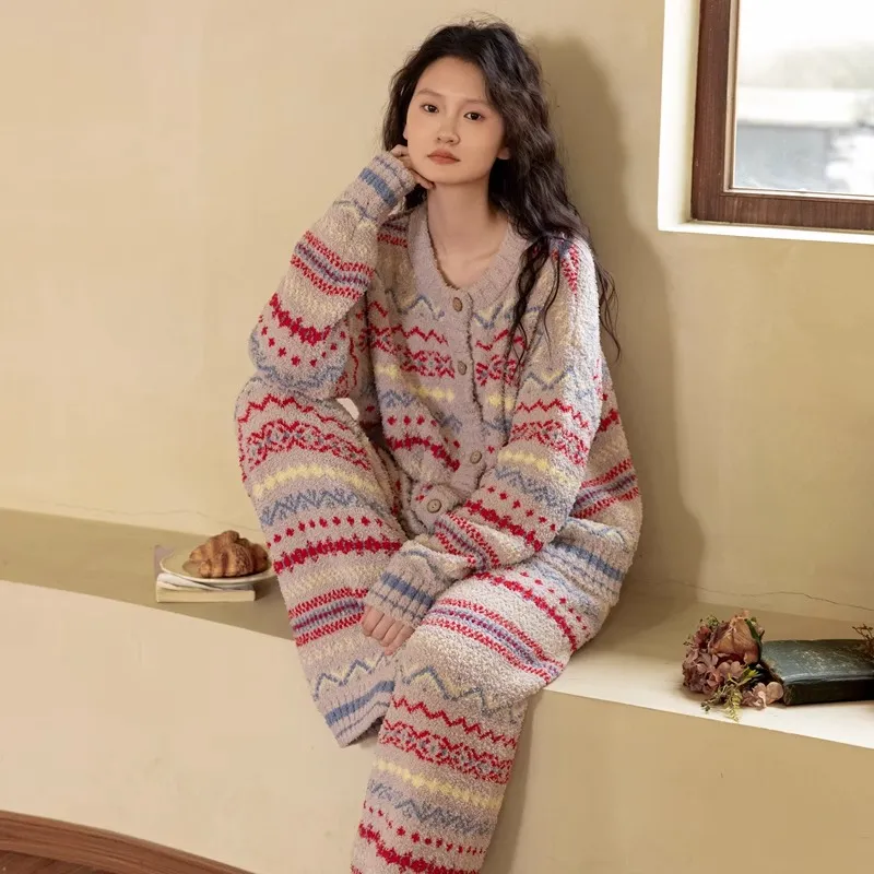 ZumashL Luxury Designer Series Pajama Set Women's Cinnabar-1