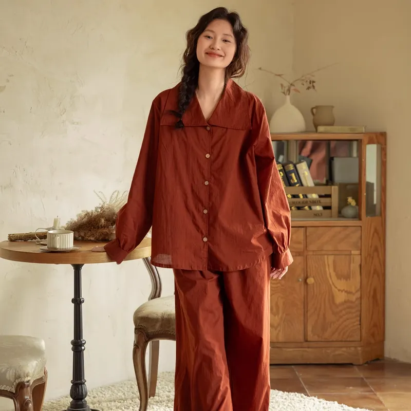 ZumashL Pajama Set Women's Passionate Chant Red-2