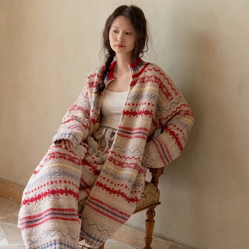 ZumashL Luxury Designer Series Pajama Set Women's Rouge-1