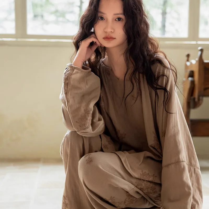 ZumashL Pajama Set Women's Natural Mountain Color-1
