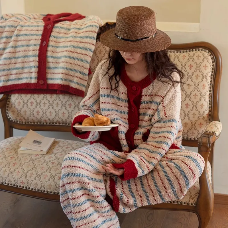 ZumashL Pajama Set Women's Cranberry Red-2
