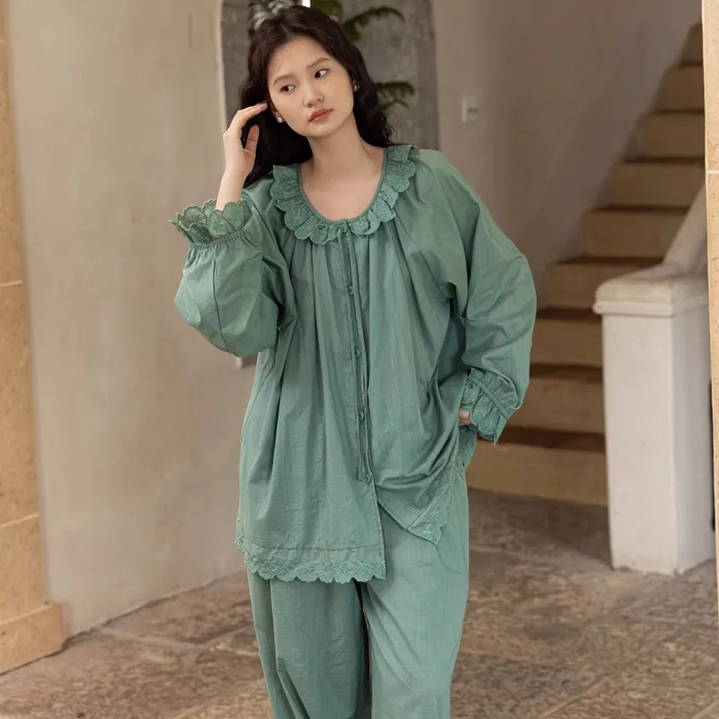 ZumashL Pajama Set Women's Apple Green-1