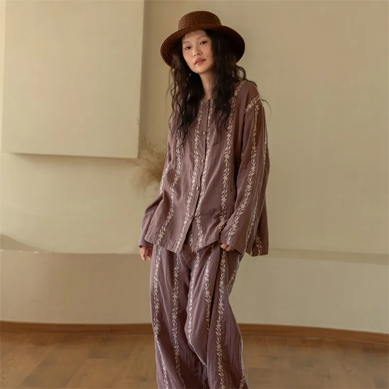 ZumashL Pajama Set Women's Hyacinth Purple-3
