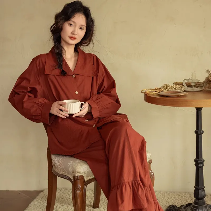 ZumashL Pajama Set Women's Passionate Chant Red-1
