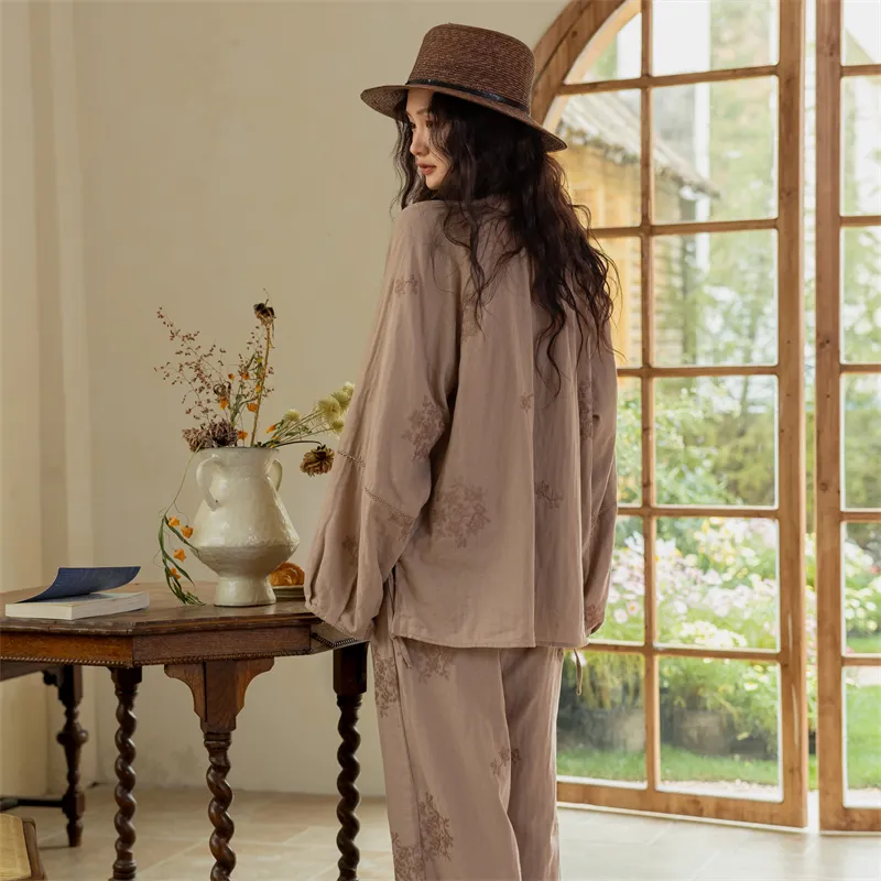 ZumashL Pajama Set Women's Natural Mountain Color-3