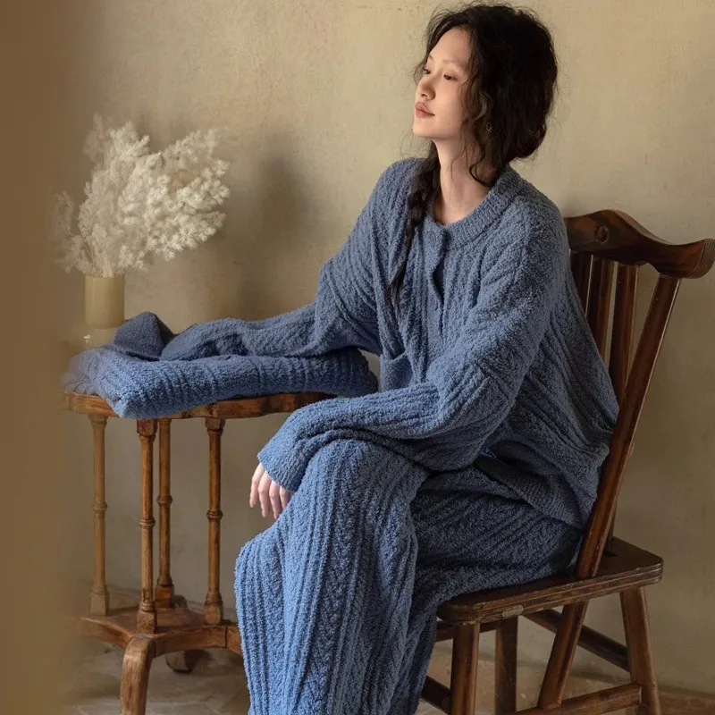 ZumashL Luxury Designer Series Pajama Set Women's Mist Waves-1