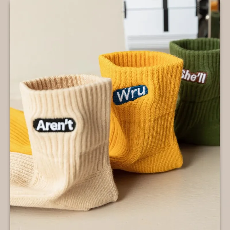 Taste The Color Mid Calf Socks Men's 5 Pack-3