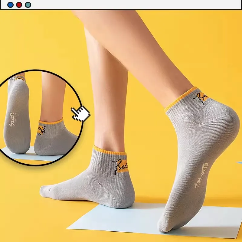 Taste The Color Ankle Socks Unisex 5 Pack-3