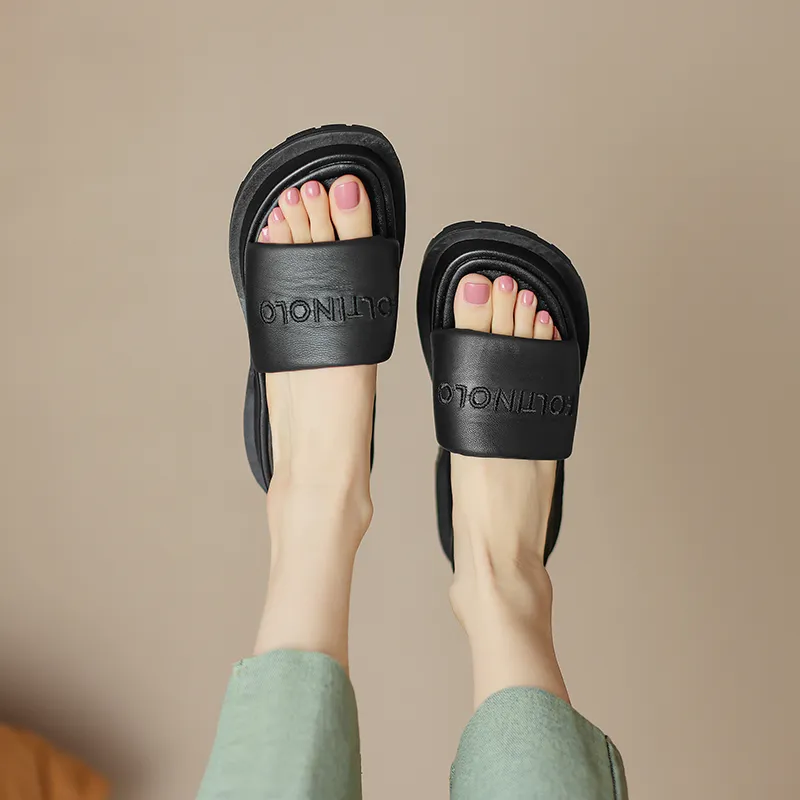 Hongyanglin Odor Resistant Slide Slippers Women's-4