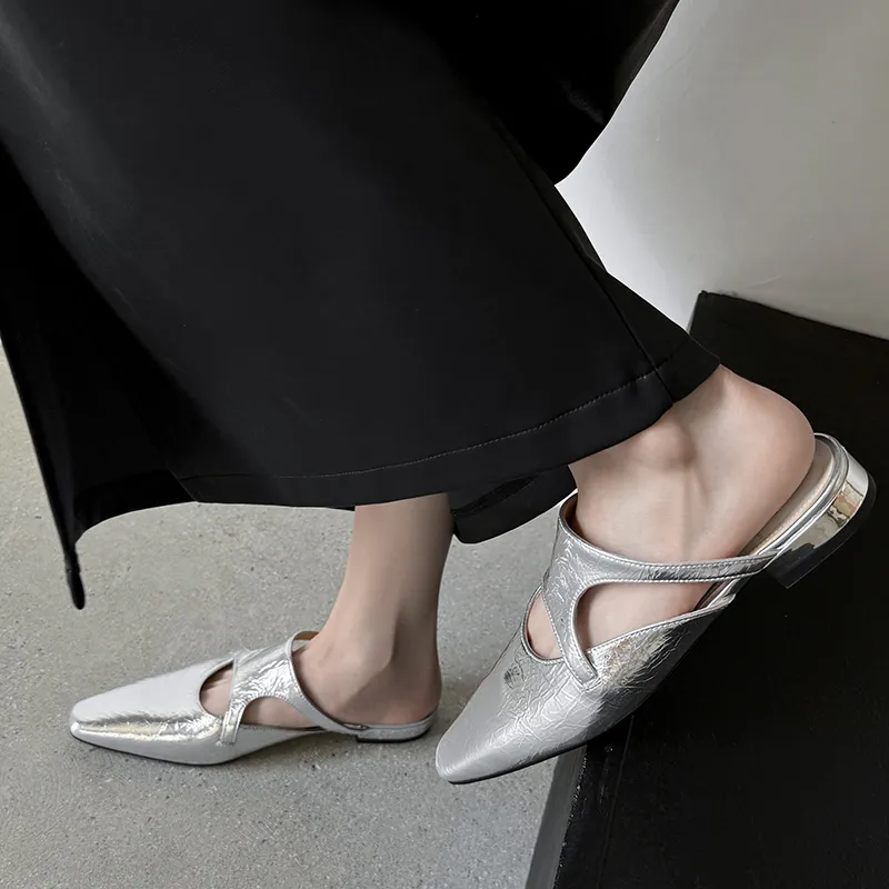 Hongyanglin Slip Resistant Wrap toe Slippers Women's-3
