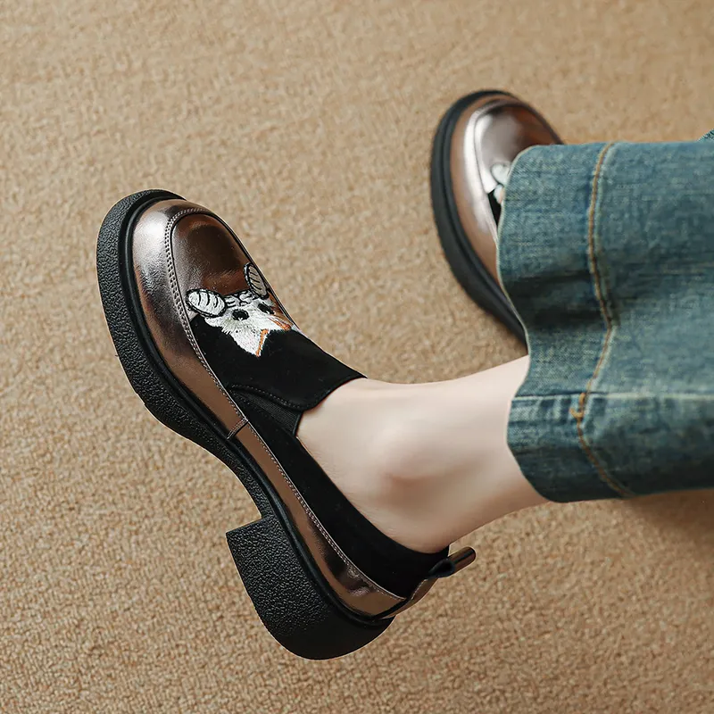 Hongyanglin Loafers Women's-11