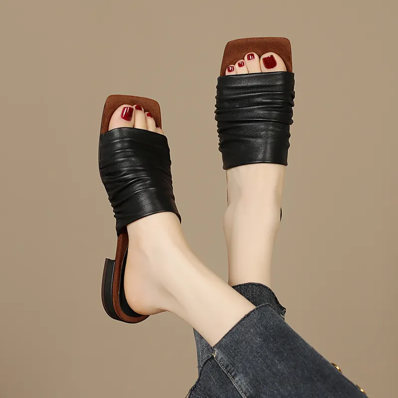 Hongyanglin Odor Resistant Slide Slippers Women's-4