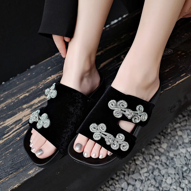 Hongyanglin Slip Resistant Slide Slippers Women's-2