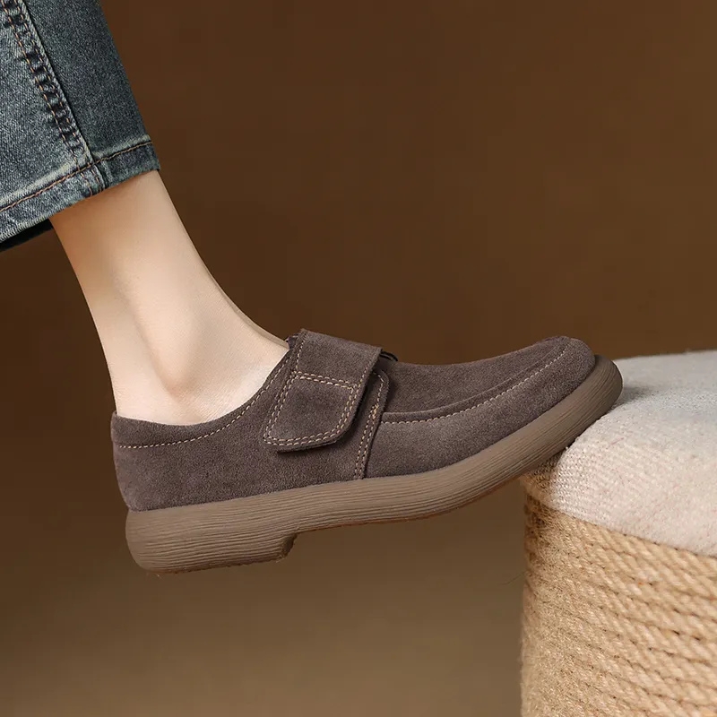 Hongyanglin Casual Single Shoes Women's Dark Gray-2