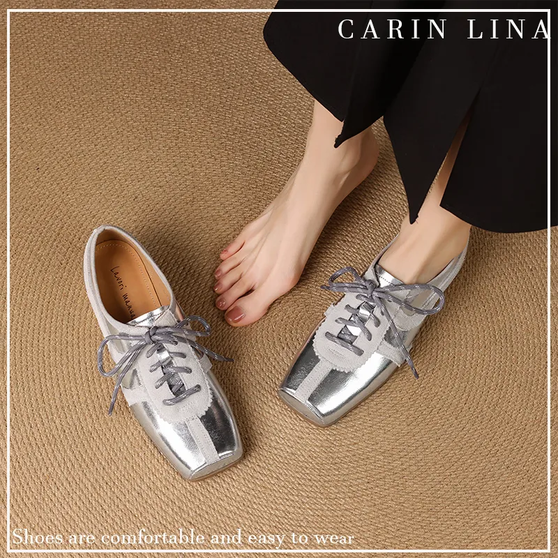 Hongyanglin Casual Single Shoes Women's Silver-1
