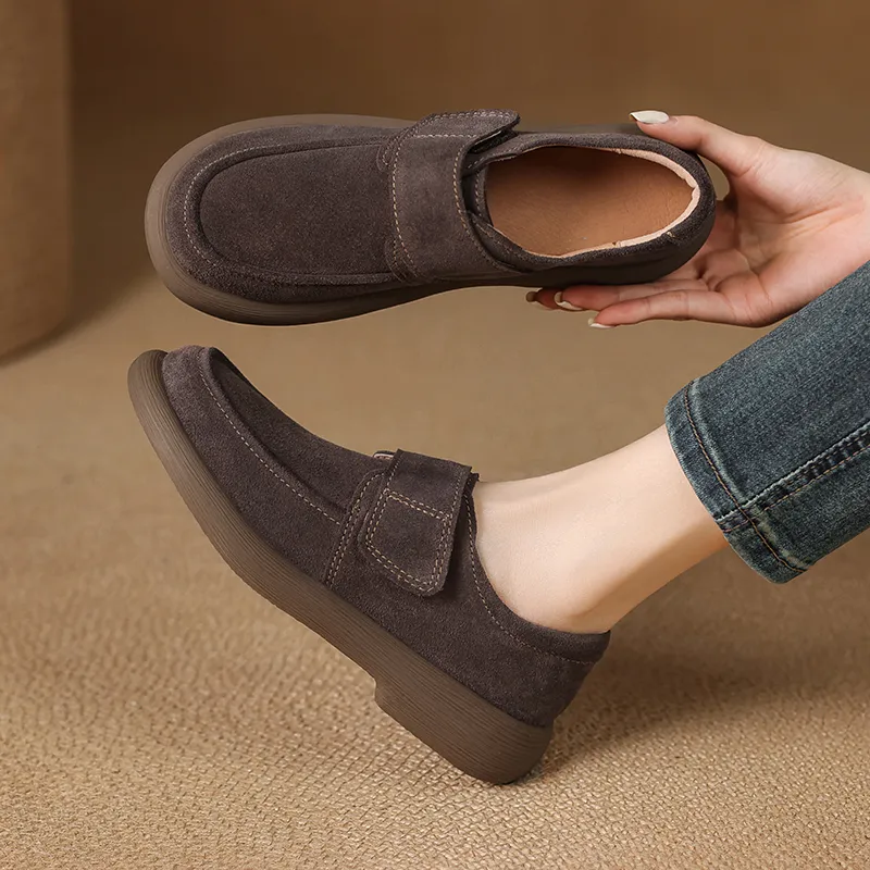 Hongyanglin Casual Single Shoes Women's Dark Gray-1