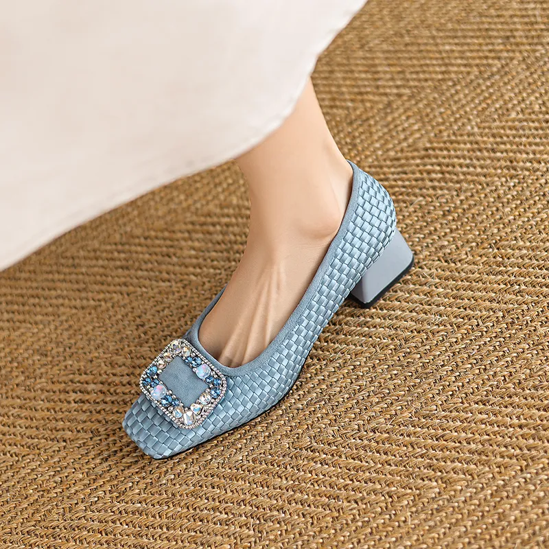 Hongyanglin Chunky Heel High Heels Women's-4