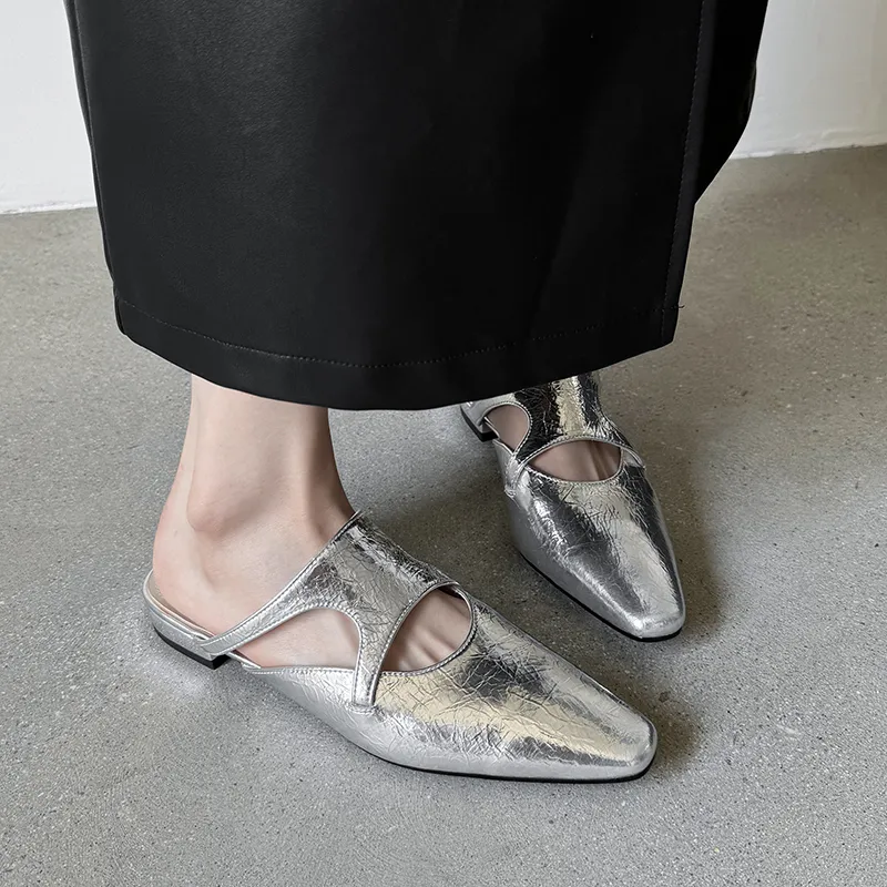 Hongyanglin Slip Resistant Wrap toe Slippers Women's-4