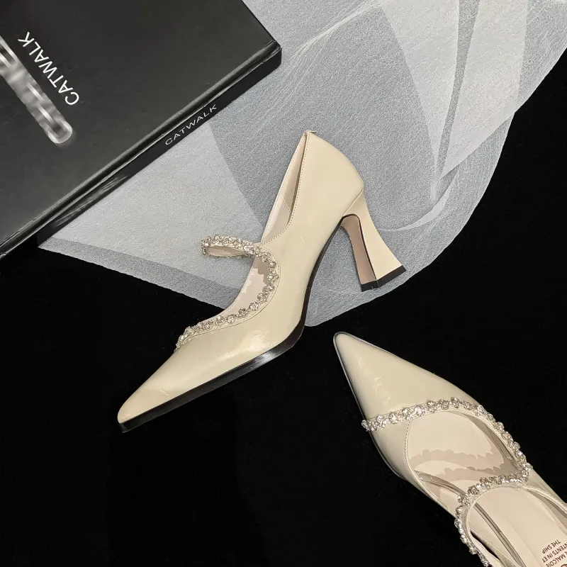 Hongyanglin Chunky Heel High Heels Women's-3