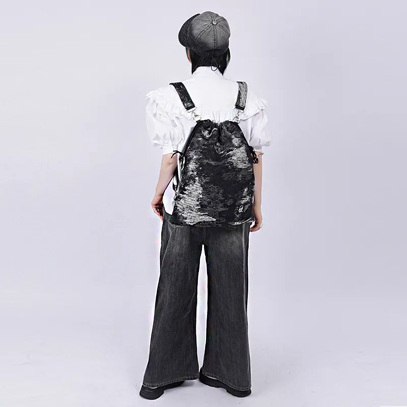 REBIRTH Fabric Backpack Regular Unisex A Lan/He He-8