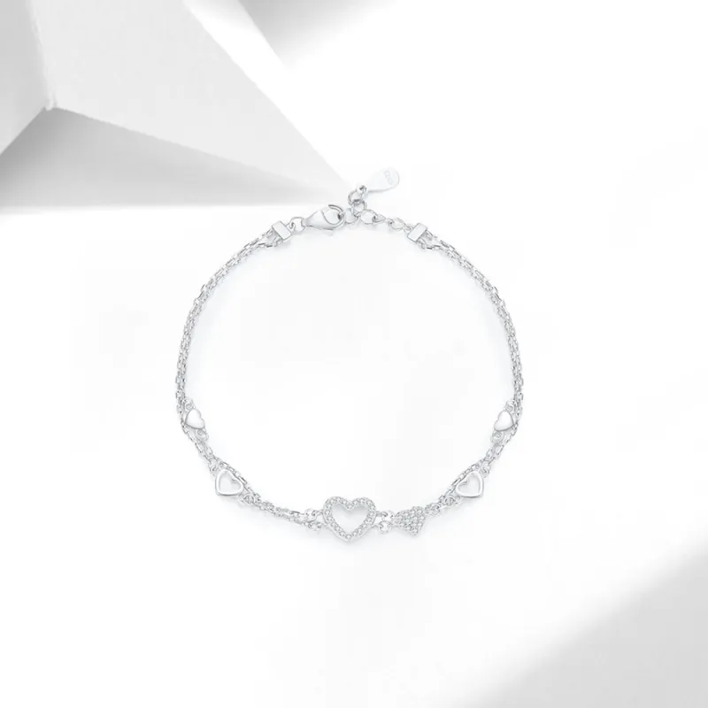 GYFONS 925 Sterling Silver Bracelets Women's-5