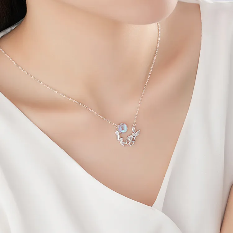 GYFONS 925 Sterling Silver Necklaces Women's-3