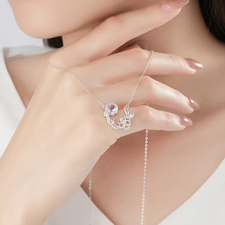 GYFONS 925 Sterling Silver Necklaces Women's-1