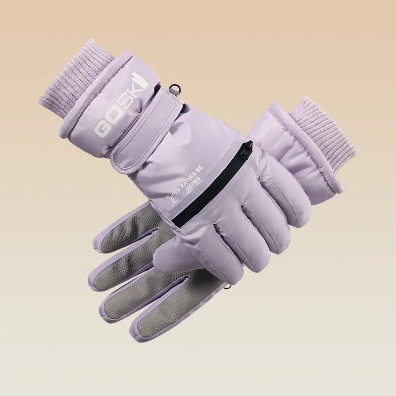 YUZHAOLIN Thermal Ski Gloves Women's-4
