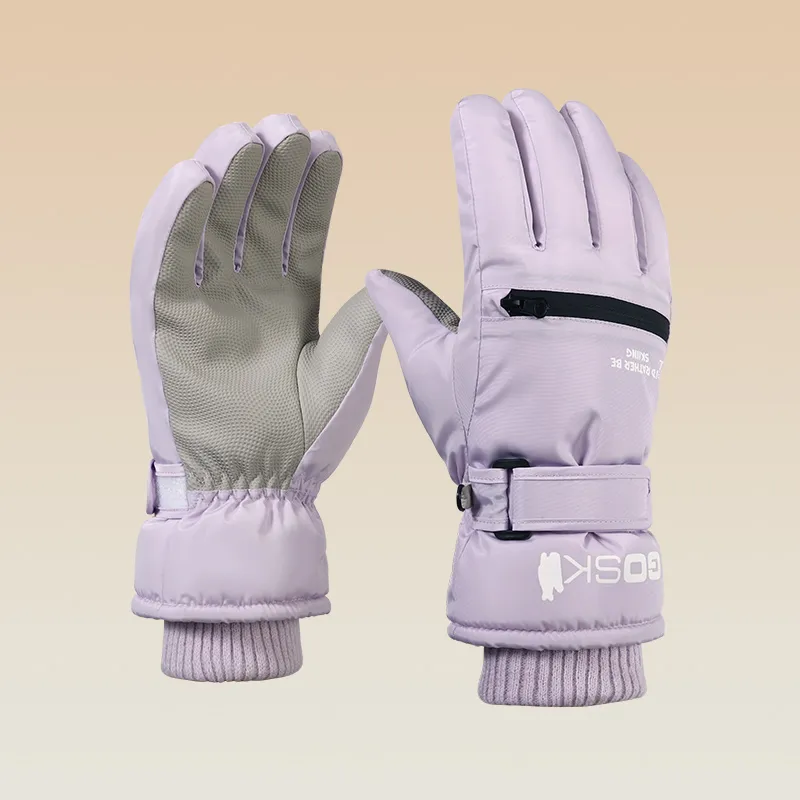 YUZHAOLIN Thermal Ski Gloves Women's-2