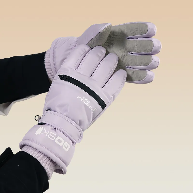 YUZHAOLIN Thermal Ski Gloves Women's-5