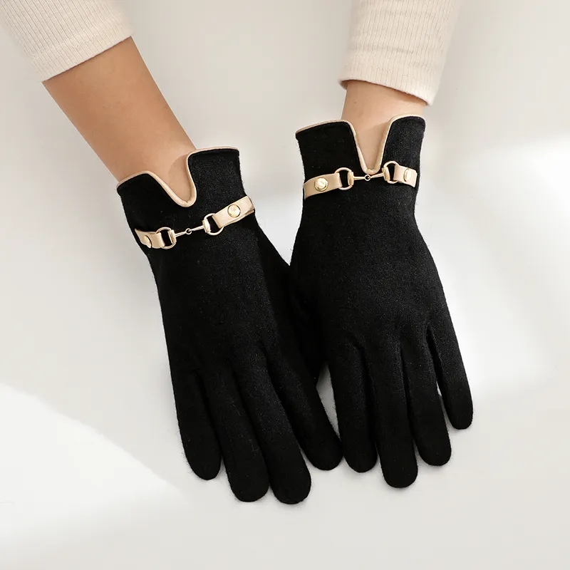 YUZHAOLIN Wool Gloves Women's-1