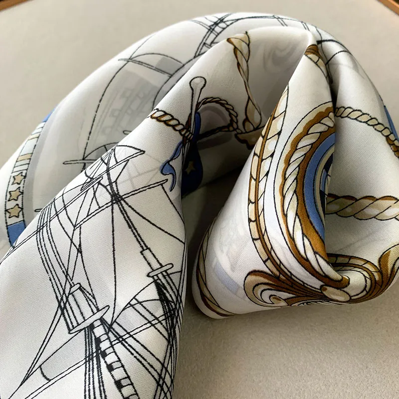YUZHAOLIN Silk Scarves Women's-7