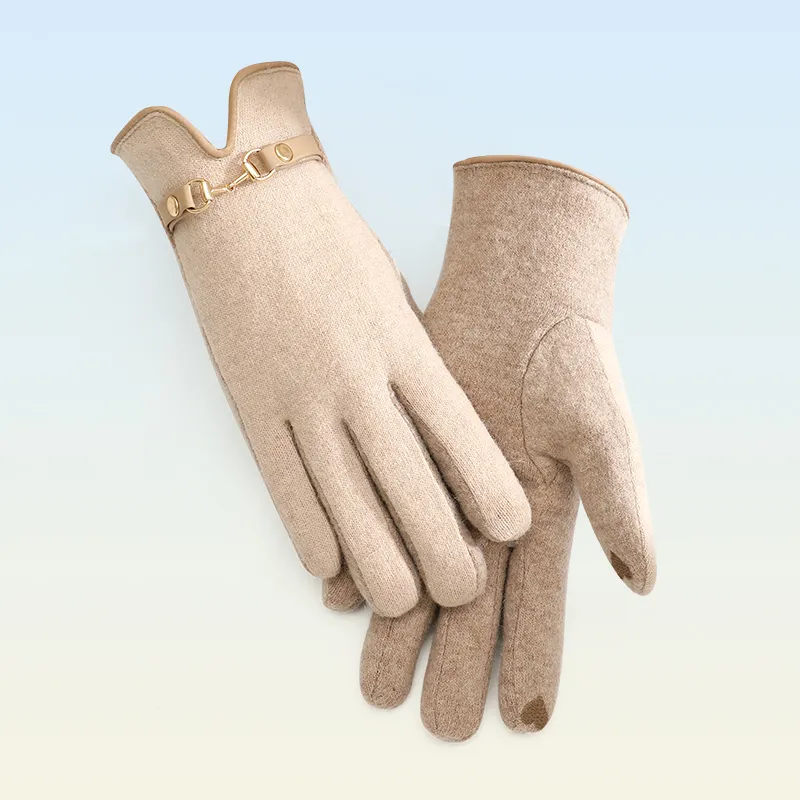 YUZHAOLIN Wool Gloves Women's-3