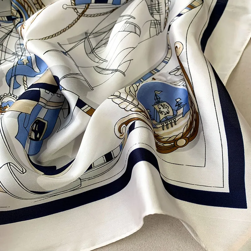 YUZHAOLIN Silk Scarves Women's-5