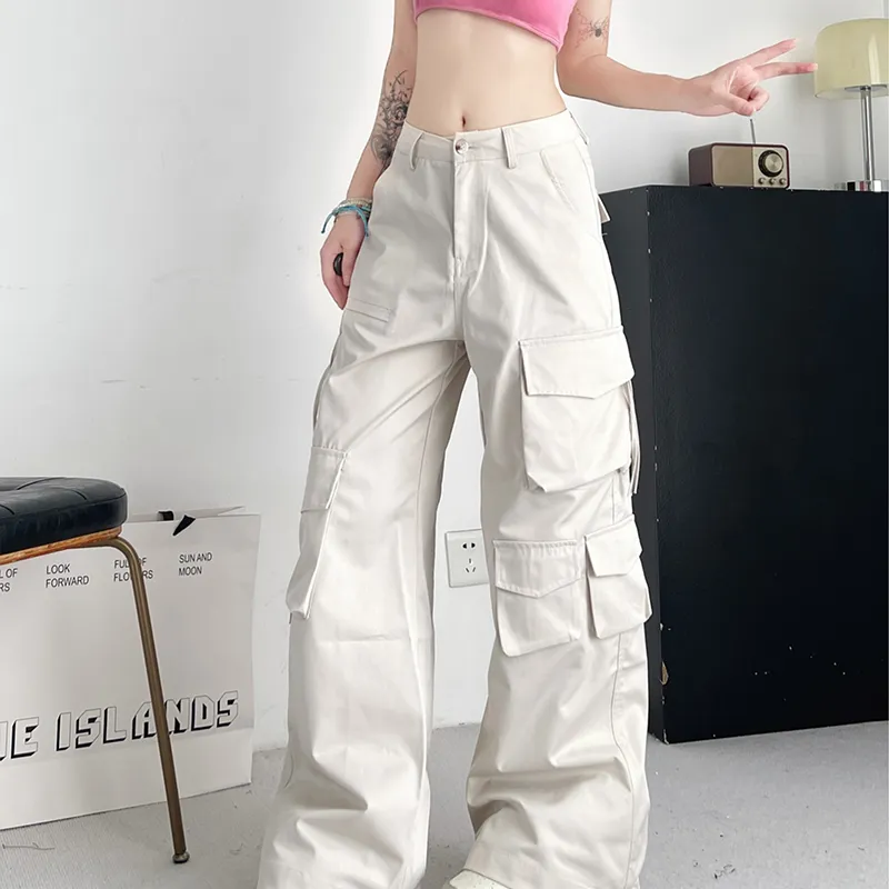 Zonibom Cargo Pants Women's Apricot-5