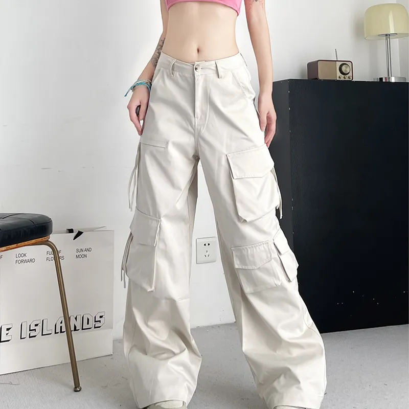 Zonibom Cargo Pants Women's Apricot-4