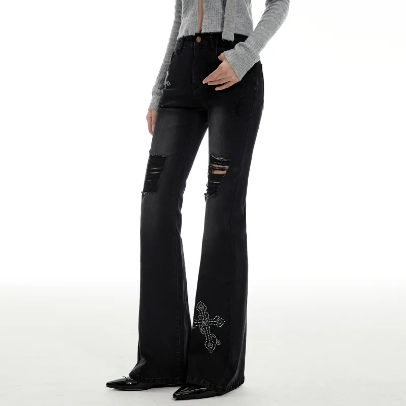 I'M ONE Jeans Women's Black-4