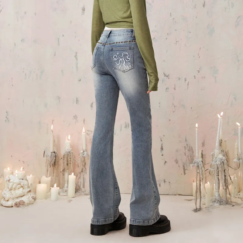 I'M ONE Jeans Women's Light Denim Blue-3