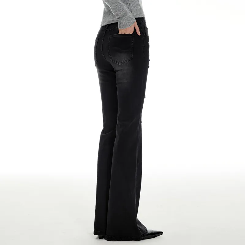 I'M ONE Jeans Women's Black-3