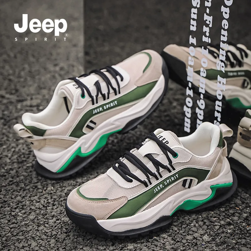 JEEP SPIRIT Anti-Slip And Wear-Resistant Breathable Low-Top Casual Shoes Men's-27