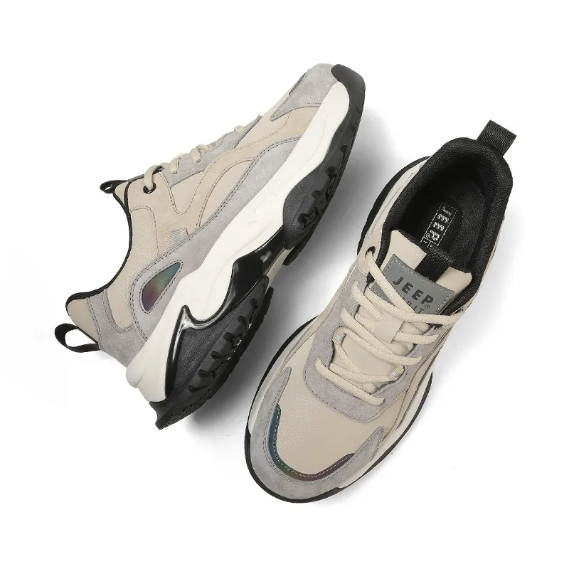 JEEP SPIRIT Anti-Slip And Wear-Resistant Breathable Low-Top Casual Shoes Men's-18