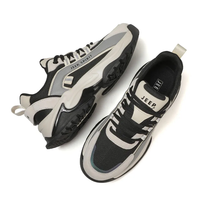 JEEP SPIRIT Anti-Slip And Wear-Resistant Breathable Low-Top Casual Shoes Men's-88