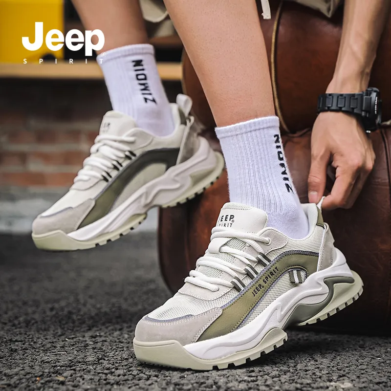 JEEP SPIRIT Anti-Slip And Wear-Resistant Breathable Low-Top Casual Shoes Men's-51