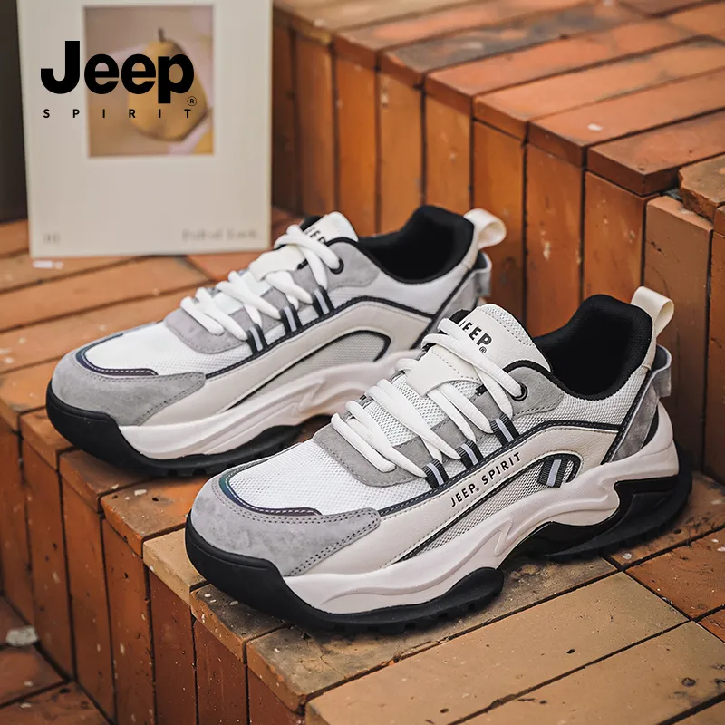 JEEP SPIRIT Anti-Slip And Wear-Resistant Breathable Low-Top Casual Shoes Men's-70
